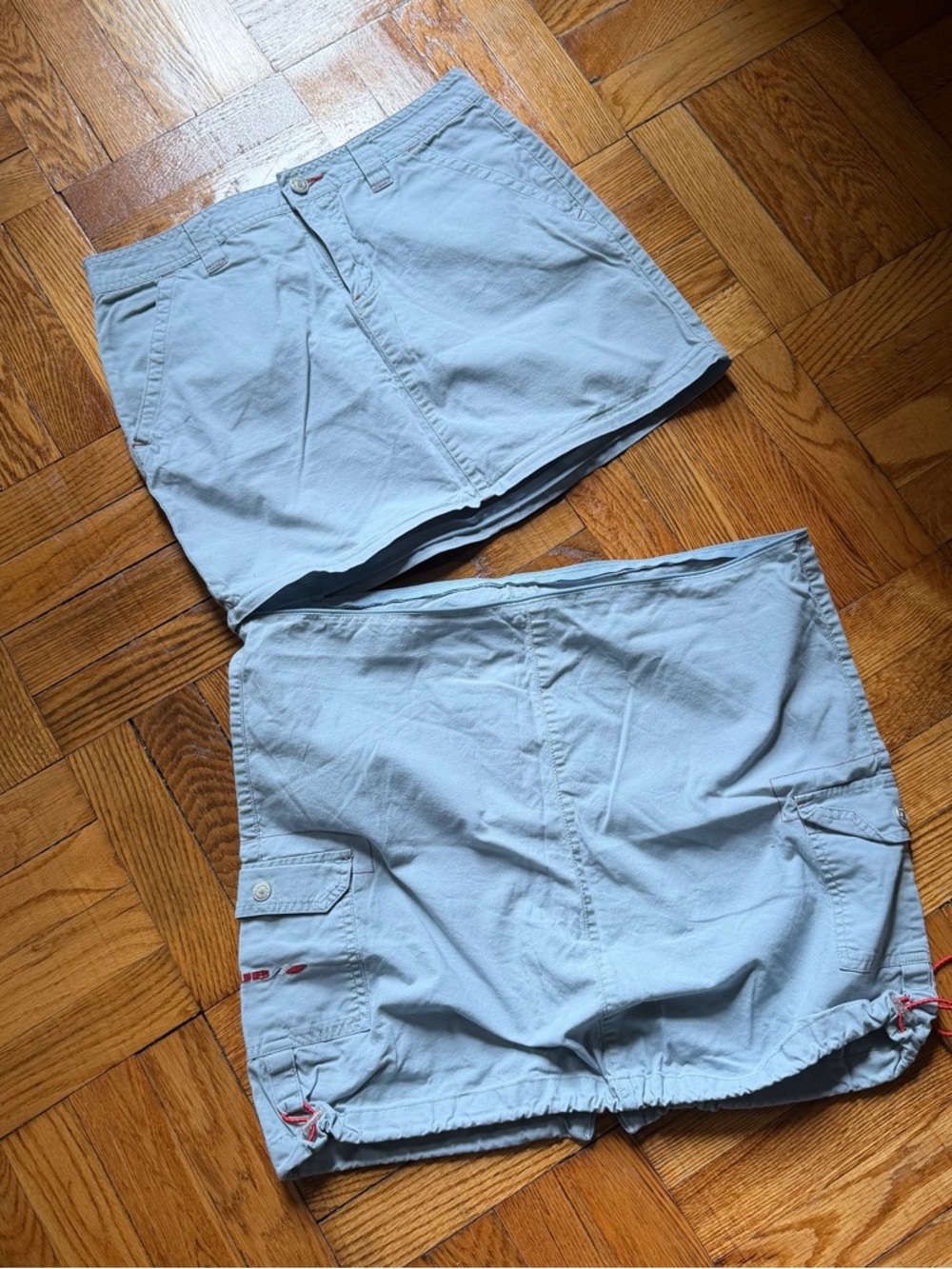 Y2K Vintage Zip Around Cargo Mini Skirt Gorp Core